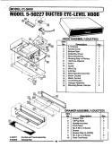 ACCESSORIES - DUCTED Diagram and Parts List for GCLG600  Maytag Microwave Oven Combo