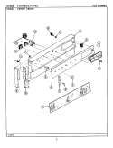 Part Location Diagram of 7601P185-60 Whirlpool Electronic Control