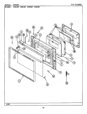 Part Location Diagram of 7701P045-60 Whirlpool HANDLE, DOOR