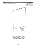 SIDE PANELS - ACCESSORY Diagram and Parts List for CDE820  Maytag Range