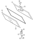 LID Diagram and Parts List for CFC0735ARW  Maytag Freezer