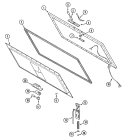 Part Location Diagram of 68001162 Whirlpool HANDLE KIT