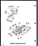 MACHINE COMPARTMENT PARTS Diagram and Parts List for IM5-H P6011901W Maytag Ice Maker