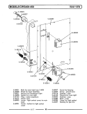 REAR VIEW Diagram and Parts List for CWG450  Maytag Wall Oven