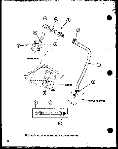 Section 4 Diagram and Parts List for LWD553 P7762116W W Amana Washer