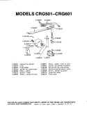 OVEN BURNER (CRG501 / CRG601) Diagram and Parts List for LCRG501  Maytag Range