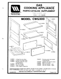 OVEN Diagram and Parts List for CWG300  Maytag Wall Oven