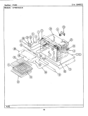 OVEN Diagram and Parts List for CFE8010ACB  Maytag Range