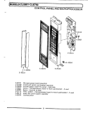 CONTROL PANEL & MICROPROCESSOR Diagram and Parts List for CLG601  Maytag Microwave