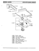 AUXILIARY BLOWER ASSEMBLY Diagram and Parts List for CLE750  Maytag Microwave