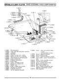 BASE ASSEMBLY & COMPONENTS Diagram and Parts List for CLG601  Maytag Microwave