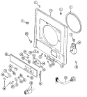 Part Location Diagram of 315423 Whirlpool Control Panel End Cap - White