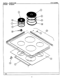 TOP ASSEMBLY (BCRE905) Diagram and Parts List for BCRE905  Maytag Range