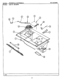 INTERNAL CONTROLS Diagram and Parts List for BCRE905  Maytag Range