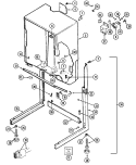 CABINET - DRYER (LSE9904ACM) Diagram and Parts List for LSE9904ACM  Maytag Washer Dryer Combo