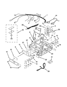 Part Location Diagram of W11352125 Whirlpool HARNS-WIRE