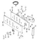 CONTROL PANEL Diagram and Parts List for LAT6914AAE  Maytag Washer