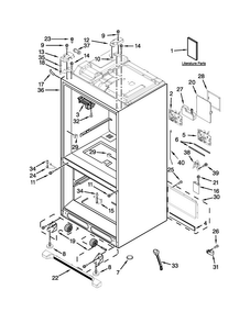 Part Location Diagram of W10558103 Whirlpool USE & CARE GUIDE