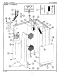CABINET Diagram and Parts List for LAT7480AAW  Maytag Washer