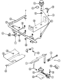 GAS CONTROLS Diagram and Parts List for FCG2041W  Jenn-Air Range