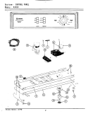 CONTROL PANEL Diagram and Parts List for A1910  Maytag Washer