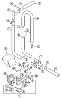WATER SAVER COMPONENTS Diagram and Parts List for LAW9704AAE  Maytag Washer