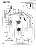 CABINET Diagram and Parts List for LAT5910AAW  Maytag Washer