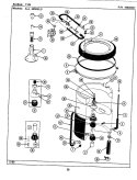 TUB Diagram and Parts List for LAT5910AAW  Maytag Washer