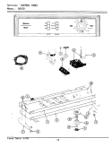 Part Location Diagram of 207606 Whirlpool *NLA*CONTROL PANEL