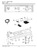 CONTROL PANEL Diagram and Parts List for A8140  Maytag Washer