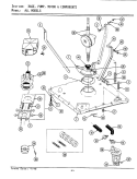 BASE, PUMP, MOTOR & COMPONENTS Diagram and Parts List for A9400  Maytag Washer