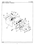 CONTROL PANEL (CWE4020ACB, CWE4700ACB) Diagram and Parts List for CWE4700ACB  Maytag Wall Oven