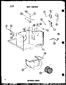 Scot Compact Diagram and Parts List for 113-3HEW P67231-20R Amana Air Conditioner