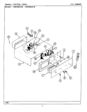 CONTROL PANEL (CWE5020ACB, CWE5500ACB) Diagram and Parts List for CWE5500ACB  Maytag Wall Oven