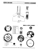 AGITATOR & ACCESSORIES Diagram and Parts List for LA806  Maytag Washer