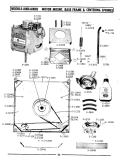 MOTOR MOUNT, BASE FRAME & CENTERING SPRS Diagram and Parts List for LA806  Maytag Washer