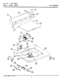 TOP COVER Diagram and Parts List for A8120  Maytag Washer