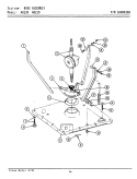 BASE ASSEMBLY Diagram and Parts List for A8120  Maytag Washer