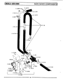 SUDS SAVER COMPONENTS Diagram and Parts List for A308S  Maytag Washer