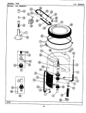 TUB Diagram and Parts List for LAT7500AIW  Maytag Washer