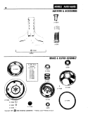 AGITATOR & ACCESSORIES Diagram and Parts List for A608  Maytag Washer