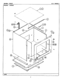 BODY Diagram and Parts List for CWE602  Maytag Wall Oven