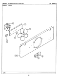 BLOWER MOTOR - COOLING Diagram and Parts List for CWE602  Maytag Wall Oven