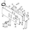 CONTROL PANEL (LAT8608AAE & ABE) Diagram and Parts List for LAT8608AAE  Maytag Washer