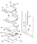 Part Location Diagram of 65649-1 Whirlpool SEAL
