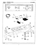 CONTROL PANEL Diagram and Parts List for LAT2910AAW  Maytag Washer