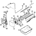 ICE MAKER Diagram and Parts List for RTF1900CAL  Maytag Refrigerator
