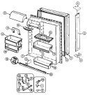 Part Location Diagram of 67557-4 Whirlpool Plug button, hdle hol
