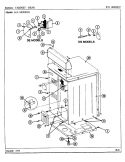 CABINET - REAR (LDE7500ACM, ADM) & (LDG) Diagram and Parts List for LDG7500AAM  Maytag Dryer