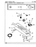 CONTROL PANEL (LDE7500ACL, ACW, ADL, ADW) Diagram and Parts List for LDE7500ACL  Maytag Dryer